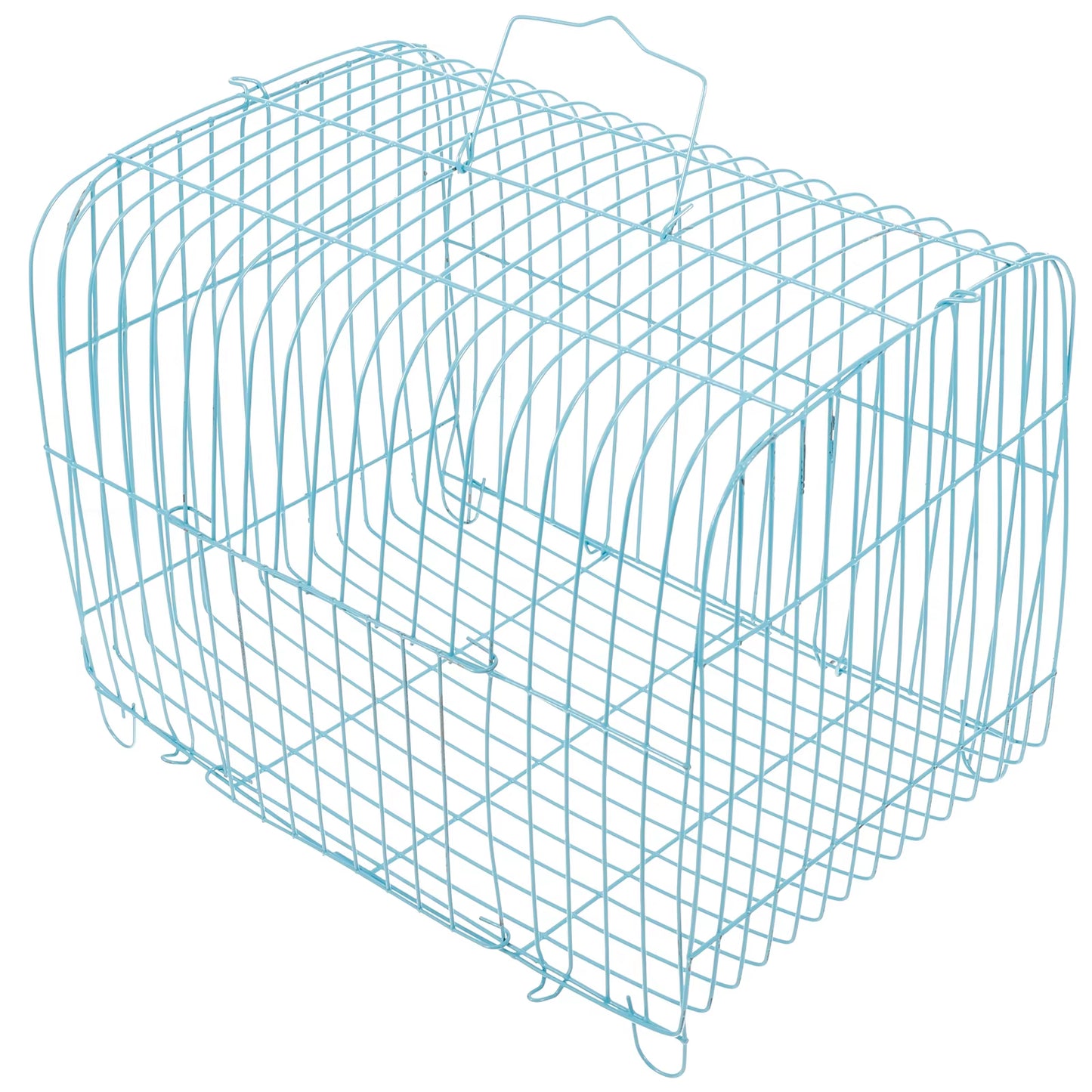 Handcage Bird Handheld Parrot Travel Carrier Wire Pet Steel Portable Cages for Birds Carrying