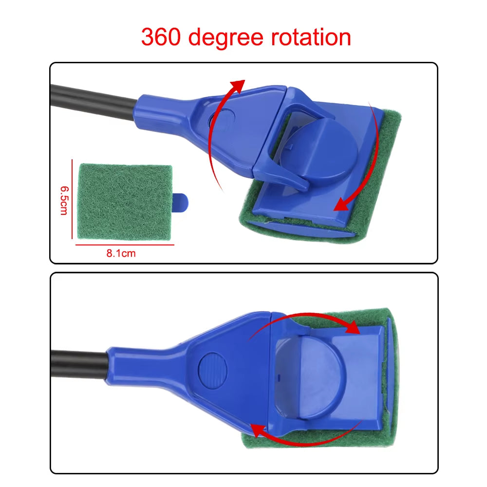 5 in 1 Aquarium Cleaning Tools Adjustable Aquarium Cleaner Aquarium Tank Clean Set