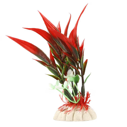 New Artificial Underwater Plants Aquarium Fish Tank Decoration Green Purple Water Grass Viewing Decorations
