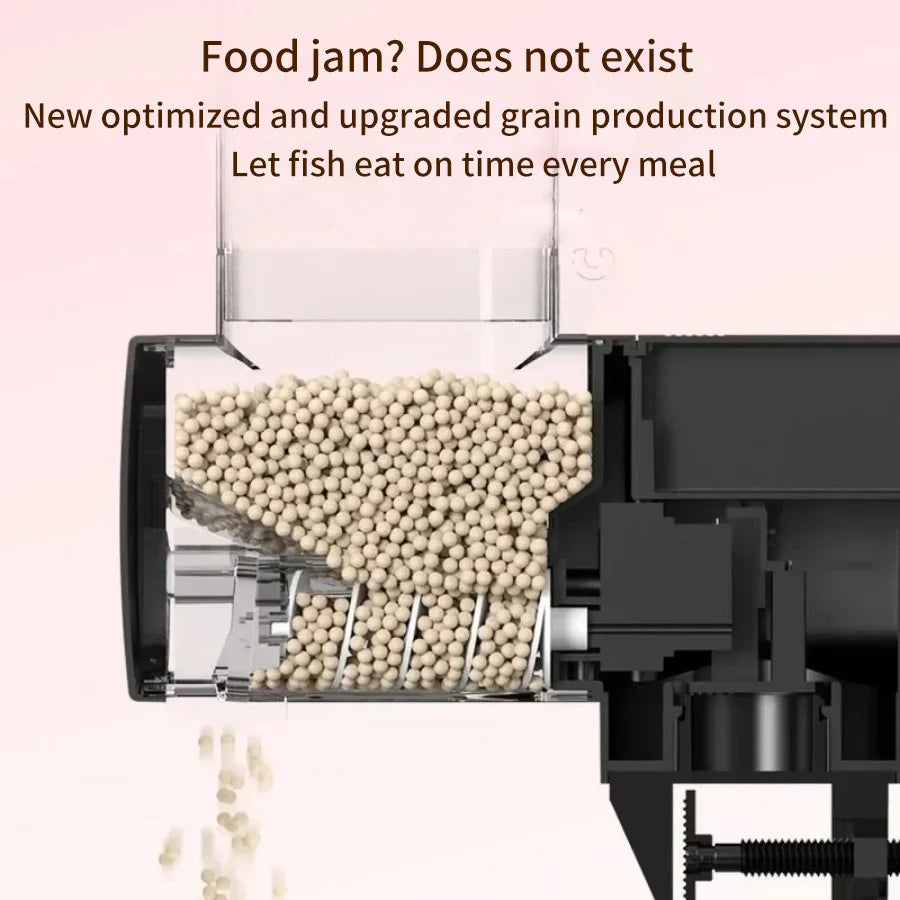 Aquarium Automatic Fish Feeder Fish Tank Feeder Intelligent Automatic Feeder Digital Timing Control Fish Aquarium Feeding