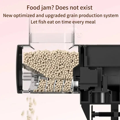 Aquarium Automatic Fish Feeder Fish Tank Feeder Intelligent Automatic Feeder Digital Timing Control Fish Aquarium Feeding