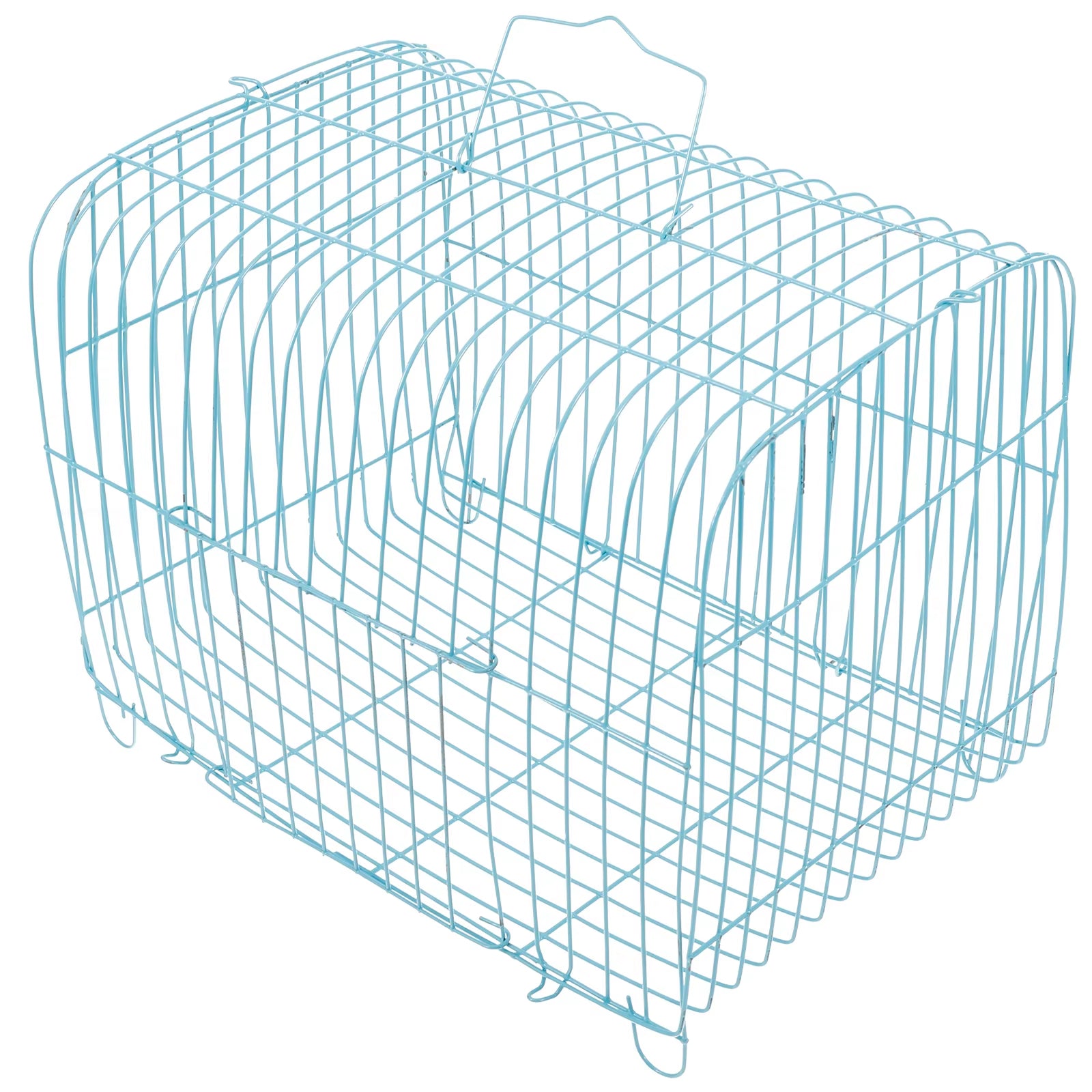 Handcage Bird Handheld Parrot Travel Carrier Wire Pet Steel Portable Cages for Birds Carrying