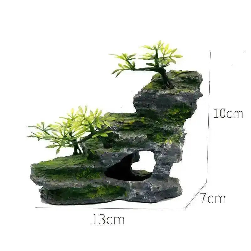 Large Fish Tank Decoration Resin Aquarium Decoration Rockery Landscape Accessories Fish Tank Aquarium Decoration Background