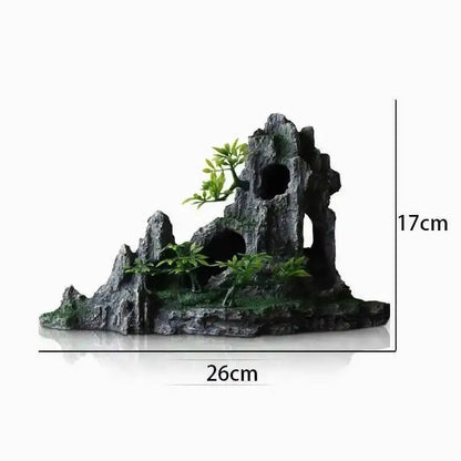 Large Fish Tank Decoration Resin Aquarium Decoration Rockery Landscape Accessories Fish Tank Aquarium Decoration Background