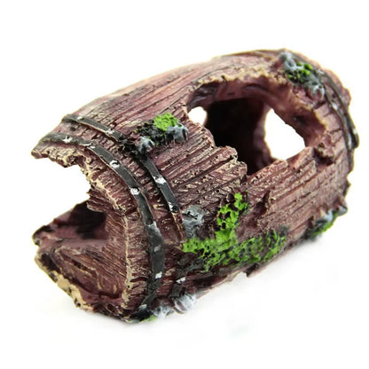 Aquarium Artificial Barrel Cave Resin Ornaments Decorations Landscaping Accessories for Fish Tank Aquarium Decoration Background