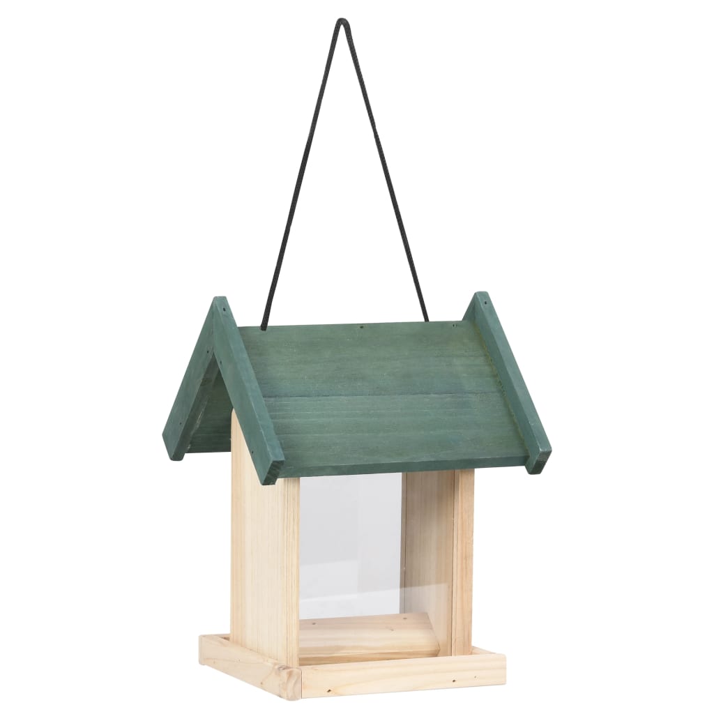 NNEVL Bird Feeders 4 pcs Firwood-3