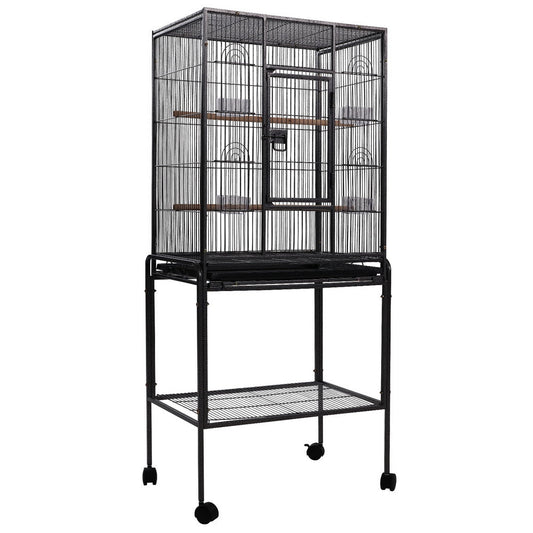 NNEDSZ Bird Cage Pet Cages Aviary 144CM Large Travel Stand Budgie Parrot Toys-0