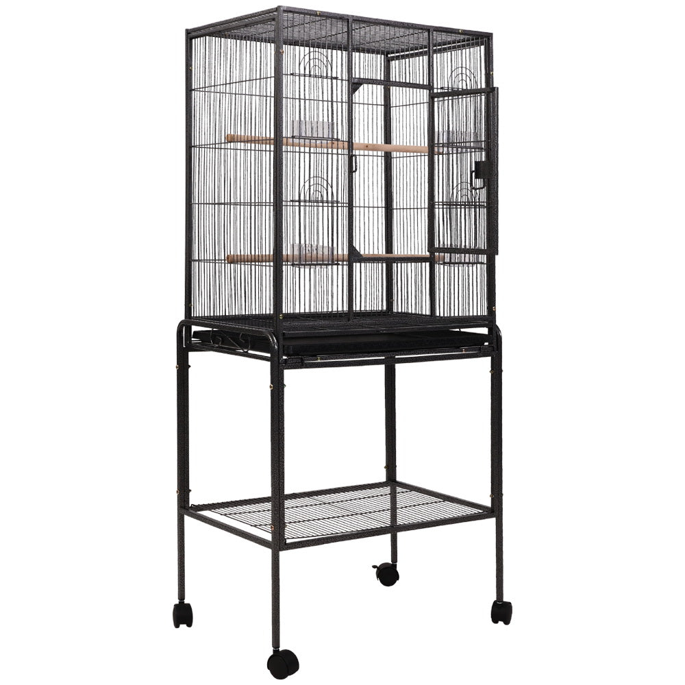 NNEDSZ Bird Cage Pet Cages Aviary 144CM Large Travel Stand Budgie Parrot Toys-1