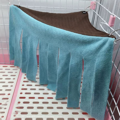 Tassel Strip Pet Tent Hideout Hideaway Guinea Pig Hamster Hedgehog Hammock Curtain Small Pets Hanging Bed Corner Nest Mat House