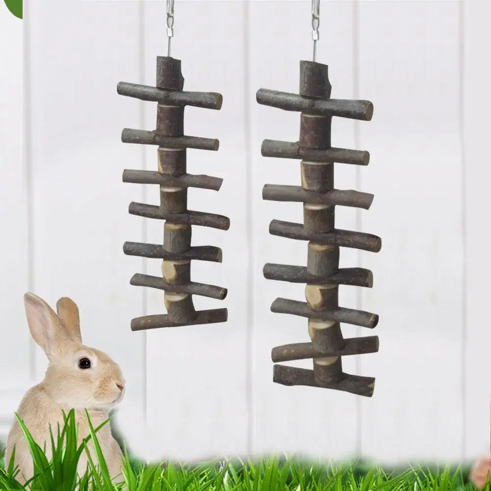 Pet Wooden Tooth Grinding Toys for Rabbits Hamster Chinchilla Small Animals Teeth Chewing Toys Natural Apple Wooden Molar Rod