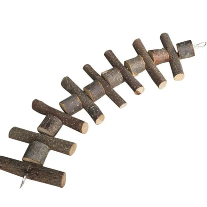 Pet Wooden Tooth Grinding Toys for Rabbits Hamster Chinchilla Small Animals Teeth Chewing Toys Natural Apple Wooden Molar Rod