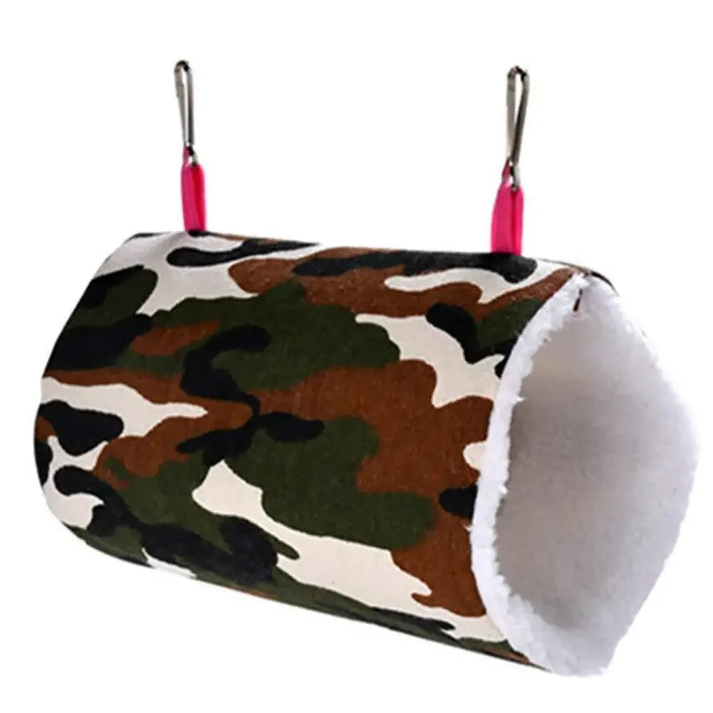 2023 New Hamster House Warm Soft Beds and Houses Rodent Cage Printed Hammock for Rats Cotton Guinea Pig Accessories Small Animal