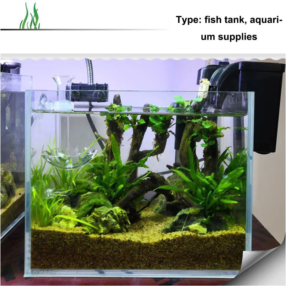 Aquarium Fish Shrimp Feeder Acrylic Fish Tank Floating Bowl Flower Shape Food Feeder with Suction Cup Aquarium Supplies