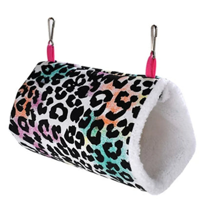 2023 New Hamster House Warm Soft Beds and Houses Rodent Cage Printed Hammock for Rats Cotton Guinea Pig Accessories Small Animal