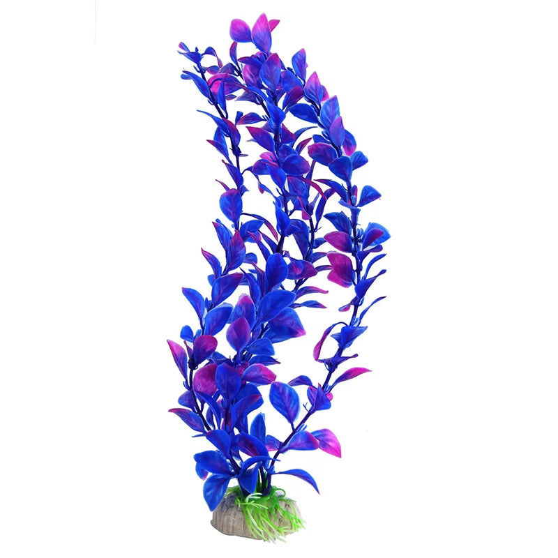 New Artificial Underwater Plants Aquarium Fish Tank Decoration Green Purple Water Grass Viewing Decorations