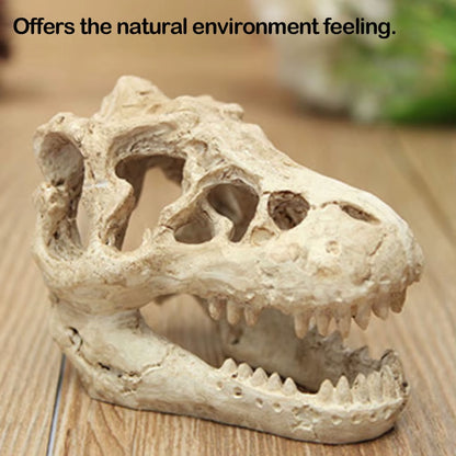 1 Pcs Dragon Resin Aquarium/Terrarium Decoration Crocodile Skull for Fish Tank Resin Ornament Decorate Your Aquarium