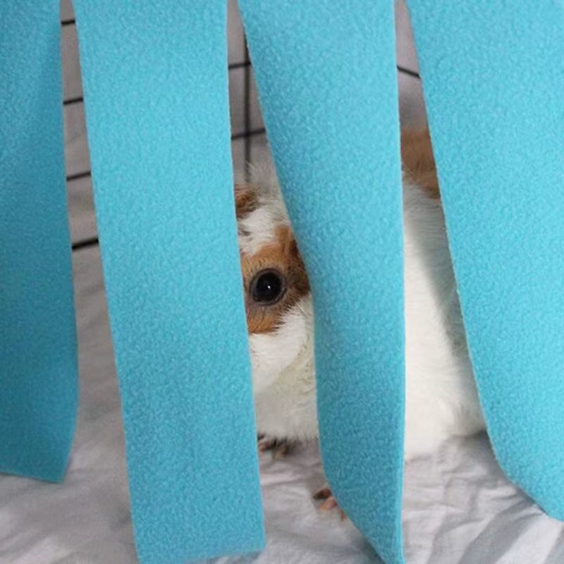 Tassel Strip Pet Tent Hideout Hideaway Guinea Pig Hamster Hedgehog Hammock Curtain Small Pets Hanging Bed Corner Nest Mat House