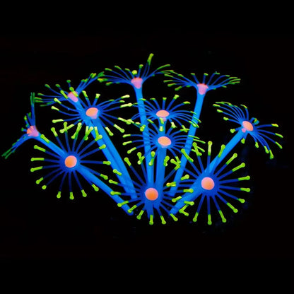 1Pc Silicone Glowing Artificial Fish Tank Aquarium Coral Plants Ornament Underwater Pets Decor Aquatic Pet Supplies Drop Ship