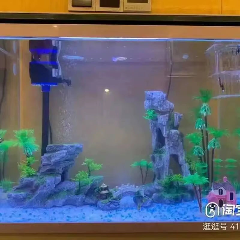 Large Fish Tank Decoration Resin Aquarium Decoration Rockery Landscape Accessories Fish Tank Aquarium Decoration Background